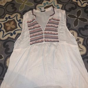 white lucky brand tank top
